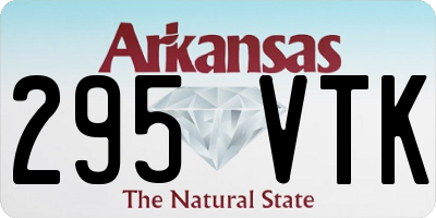 AR license plate 295VTK