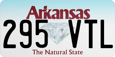 AR license plate 295VTL
