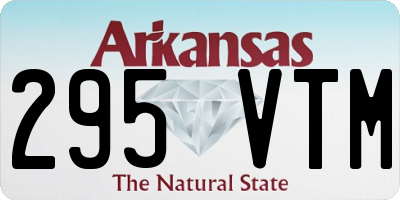 AR license plate 295VTM