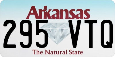 AR license plate 295VTQ