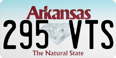 AR license plate 295VTS