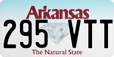 AR license plate 295VTT