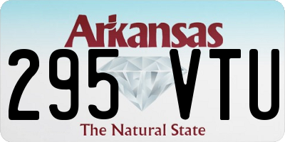 AR license plate 295VTU