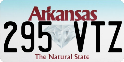 AR license plate 295VTZ