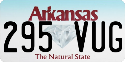 AR license plate 295VUG