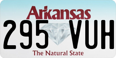 AR license plate 295VUH