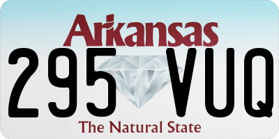 AR license plate 295VUQ