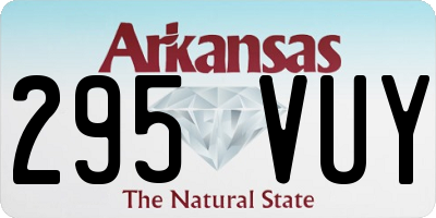 AR license plate 295VUY
