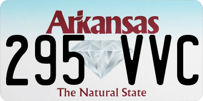 AR license plate 295VVC