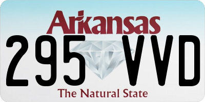 AR license plate 295VVD