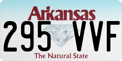 AR license plate 295VVF