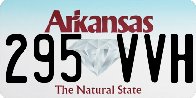 AR license plate 295VVH