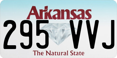 AR license plate 295VVJ