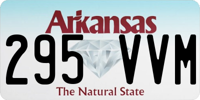 AR license plate 295VVM