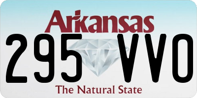 AR license plate 295VVO