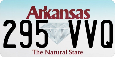 AR license plate 295VVQ