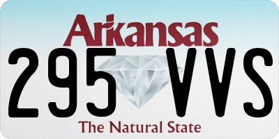 AR license plate 295VVS