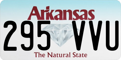 AR license plate 295VVU