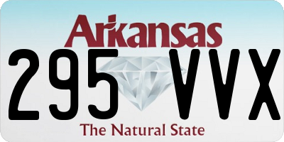 AR license plate 295VVX