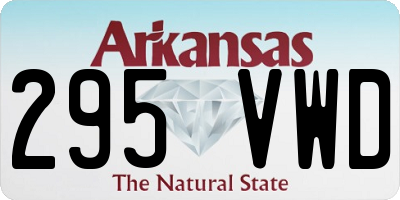 AR license plate 295VWD