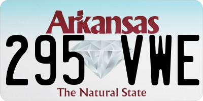 AR license plate 295VWE