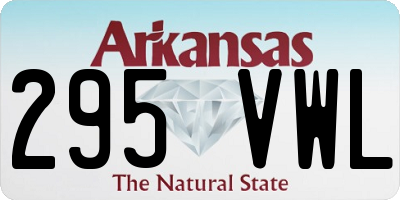 AR license plate 295VWL