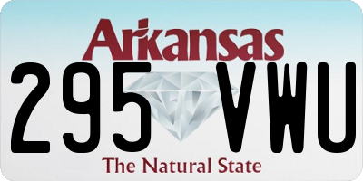 AR license plate 295VWU