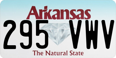 AR license plate 295VWV