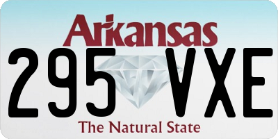 AR license plate 295VXE