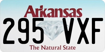 AR license plate 295VXF