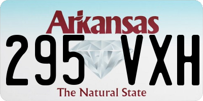 AR license plate 295VXH