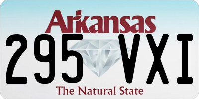 AR license plate 295VXI