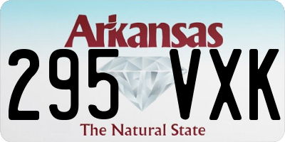 AR license plate 295VXK