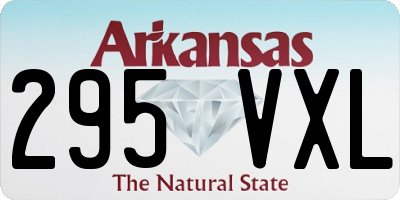AR license plate 295VXL