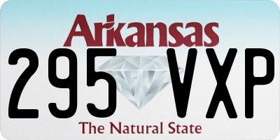 AR license plate 295VXP