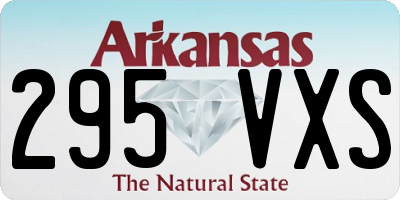 AR license plate 295VXS