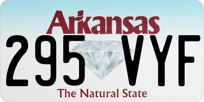 AR license plate 295VYF