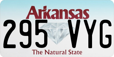 AR license plate 295VYG