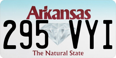 AR license plate 295VYI