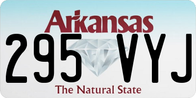 AR license plate 295VYJ