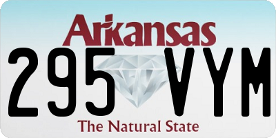 AR license plate 295VYM