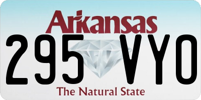 AR license plate 295VYO