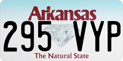 AR license plate 295VYP