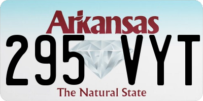 AR license plate 295VYT