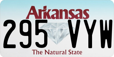 AR license plate 295VYW