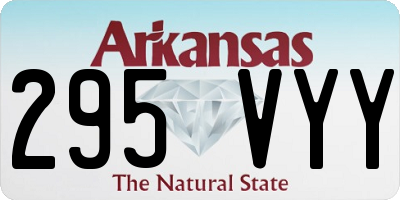 AR license plate 295VYY