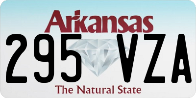 AR license plate 295VZA
