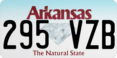 AR license plate 295VZB