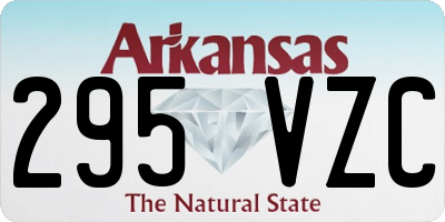 AR license plate 295VZC