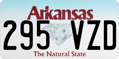 AR license plate 295VZD